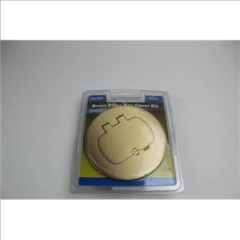Carlon Lamson & Sessions Brass Floor Box Cover Kit