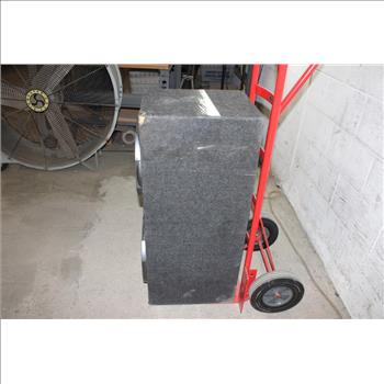 Carpeted Box With 2x Sony Xplod Subwoofer