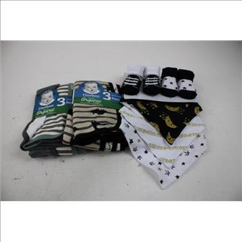 Carter's, Gerber, Nike's Socks, Onesies, Bibs, And More, 0-3m, 0-6m, 30 Pieces