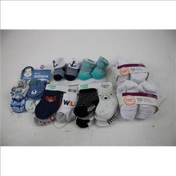 Carter's, Gerber, Nike's Socks, Onesies, Bibs, And More, 0-3m, 0-6m, 30 Pieces