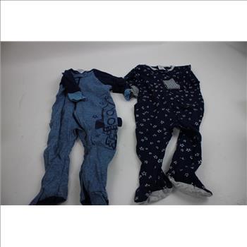 Carter's, Jordan, And More Baby Clothing Lot, 0-9m, 7 Pieces With Washcloths Pack