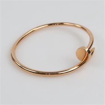 Cartier 18kt Gold Juste Un Clou Bracelet-Evaluated By Our Certified Gemologist-AGS/GIA