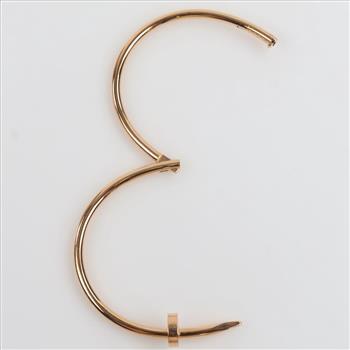 Cartier 18kt Gold Juste Un Clou Bracelet-Evaluated By Our Certified Gemologist-AGS/GIA