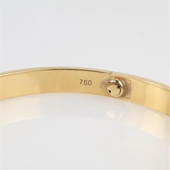 Cartier 18kt Gold LOVE Bangle Bracelet-Evaluated By Our Certified Gemologist-AGS/GIA