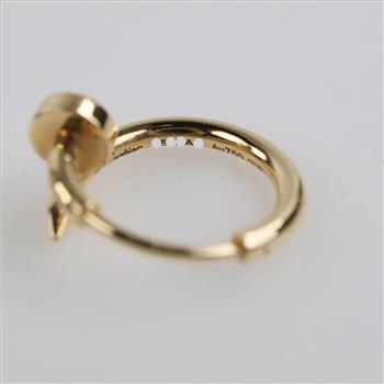 Cartier 18kt Gold Nail Hoop Single Earring