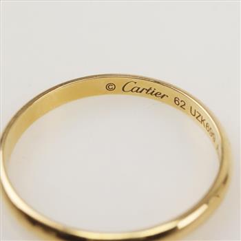Cartier 18kt Gold Wedding Band