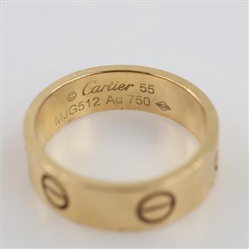 Cartier 18kt Gold Wide LOVE Band