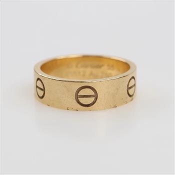 Cartier 18kt Gold Wide LOVE Band
