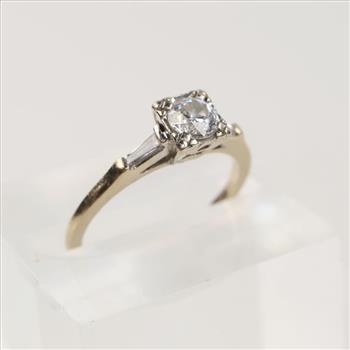 Cartier .75ctTW Diamond 18kt Gold Engagement Ring- Evaluated By Our Certified Gemologist - AGS / GIA