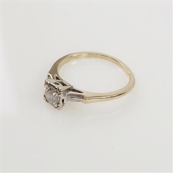 Cartier .75ctTW Diamond 18kt Gold Engagement Ring- Evaluated By Our Certified Gemologist - AGS / GIA