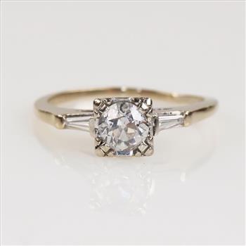 Cartier .75ctTW Diamond 18kt Gold Engagement Ring- Evaluated By Our Certified Gemologist - AGS / GIA