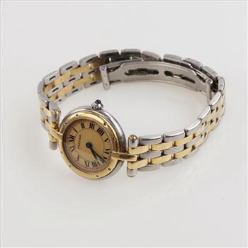 Cartier Cougar 18kt Gold Watch-Evaluated By Our Certified Gemologist-AGS/GIA