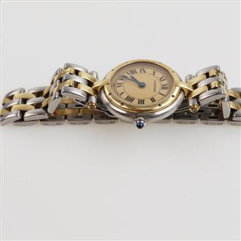 Cartier Cougar 18kt Gold Watch-Evaluated By Our Certified Gemologist-AGS/GIA