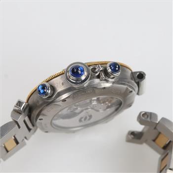 Cartier Pasha Chronograph Watch-Evaluated By Our Certified Gemologist-AGS/GIA