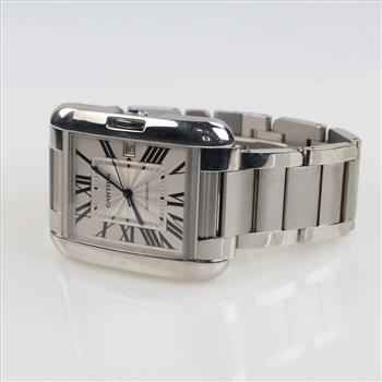 Cartier Tank Anglaise Watch- Evaluated by our Certified Gemologist-AGS/GIA
