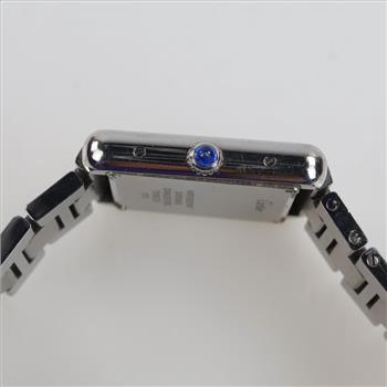 Cartier Tank Solo Watch - Evaluated By Our Certified Gemologist-AGS/GIA