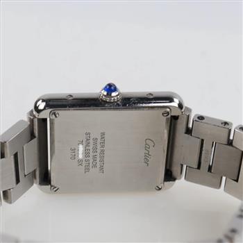 Cartier Tank Solo Watch - Evaluated By Our Certified Gemologist-AGS/GIA