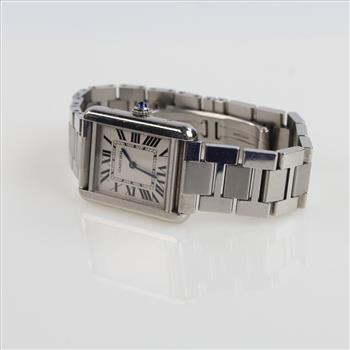 Cartier Tank Solo Watch - Evaluated By Our Certified Gemologist-AGS/GIA
