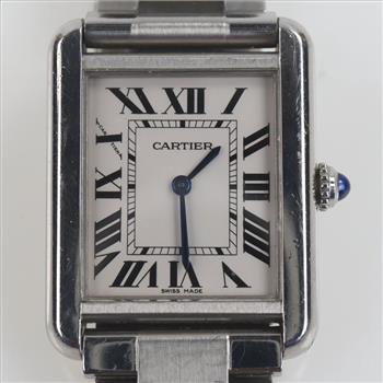 Cartier Tank Solo Watch - Evaluated By Our Certified Gemologist-AGS/GIA