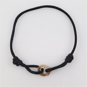 Cartier Trinity 18kt Tri Colored Gold Triple Band Cord Bracelet
