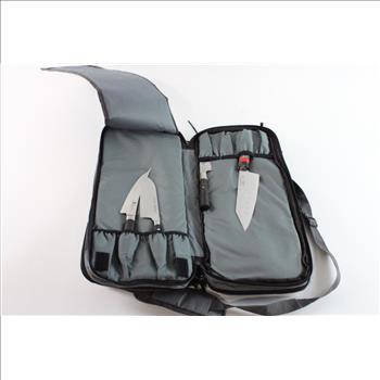 Case With Knifes, Grilling Tools & More, 5+ Pieces