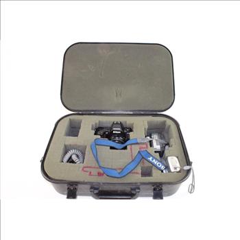 Case With Nikon, Sony & Olympus Cameras, 3 Pieces