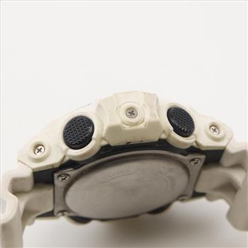 Casio Analog-Digital White Resin G-shock Watch
