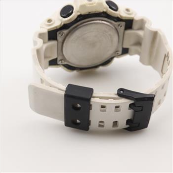 Casio Analog-Digital White Resin G-shock Watch
