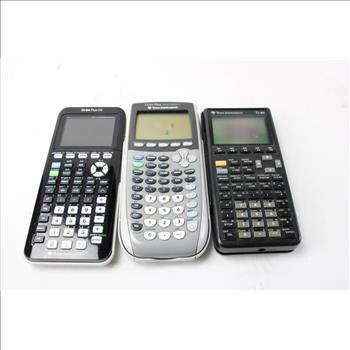 Casio And Texas Instruments Calculators 5 Pieces