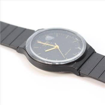 Casio Black And Gold Analog Watch