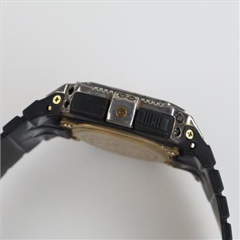 Casio G-Shock 25th Anniversary Dawn Black Silver And Diamond Watch