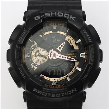 Casio G-Shock Black And Rose Gold Analog Digital