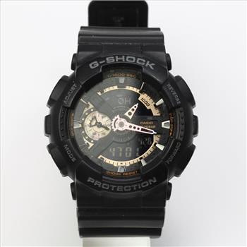 Casio G-Shock Black And Rose Gold Analog Digital