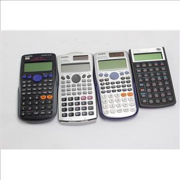 Casio, Hp Calculators 4 Pieces