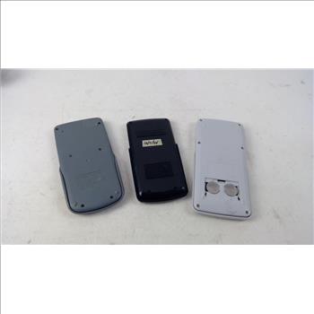 Casio, Texas Instruments, Catiga, Calculator, 3 Pieces