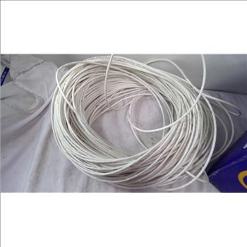 Cat5e 350MHz White Cable, 1000 Ft