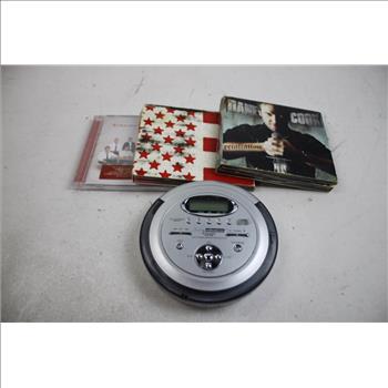 CD Bulk Lot - Lady Gaga, Eminem, And More, 21 Pieces With Cases, CD Player, Radios