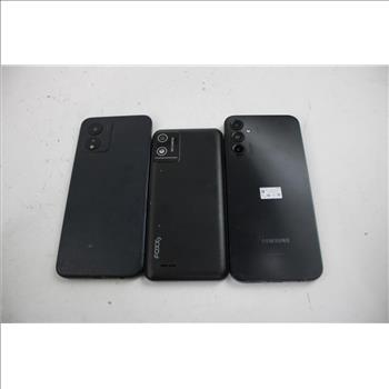 Celero, Foxx, & Samsung Cell Phone Lot, 3 Pieces, Sold For Parts