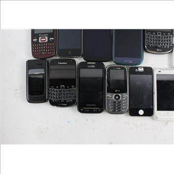 Cell Phone Lot, 20+ Pieces, Sold For Parts