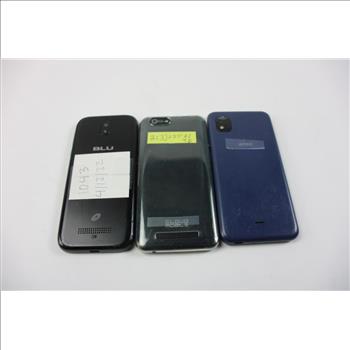 Cell Phone Lot,  3 Pieces, Sold For Parts
