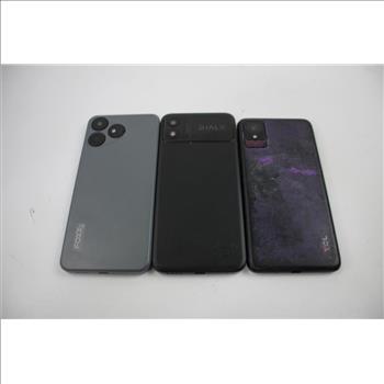 Cell Phone Lot, 3 Pieces, Sold For Parts