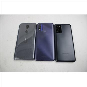 Cell Phone Lot, 3 Pieces, Sold For Parts