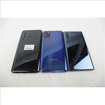 Cell Phone Lot, 3 Pieces, Sold For Parts