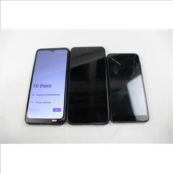 Cell Phone Lot, 3 Pieces, Sold For Parts
