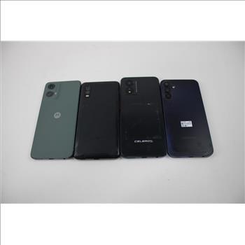 Cell Phone Lot, 4 Pieces, Sold For Parts