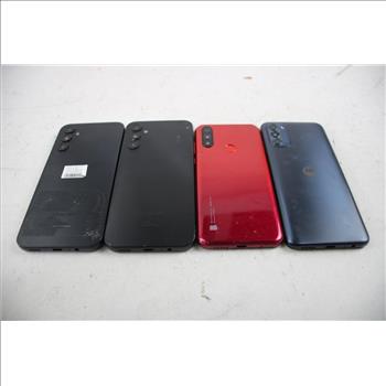 Cell Phone Lot, 4 Pieces, Sold For Parts