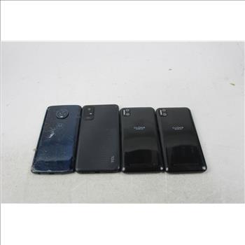 Cell Phone Lot, 4 Pieces, Sold For Parts