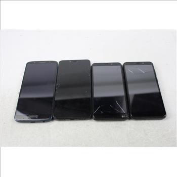 Cell Phone Lot, 4 Pieces, Sold For Parts