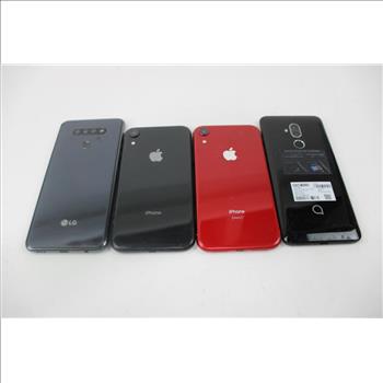 Cell Phone Lot, 4 Pieces, Sold For Parts