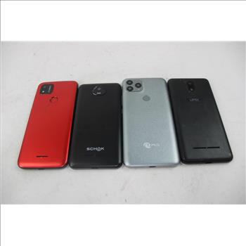 Cell Phone Lot, 4 Pieces, Sold For Parts